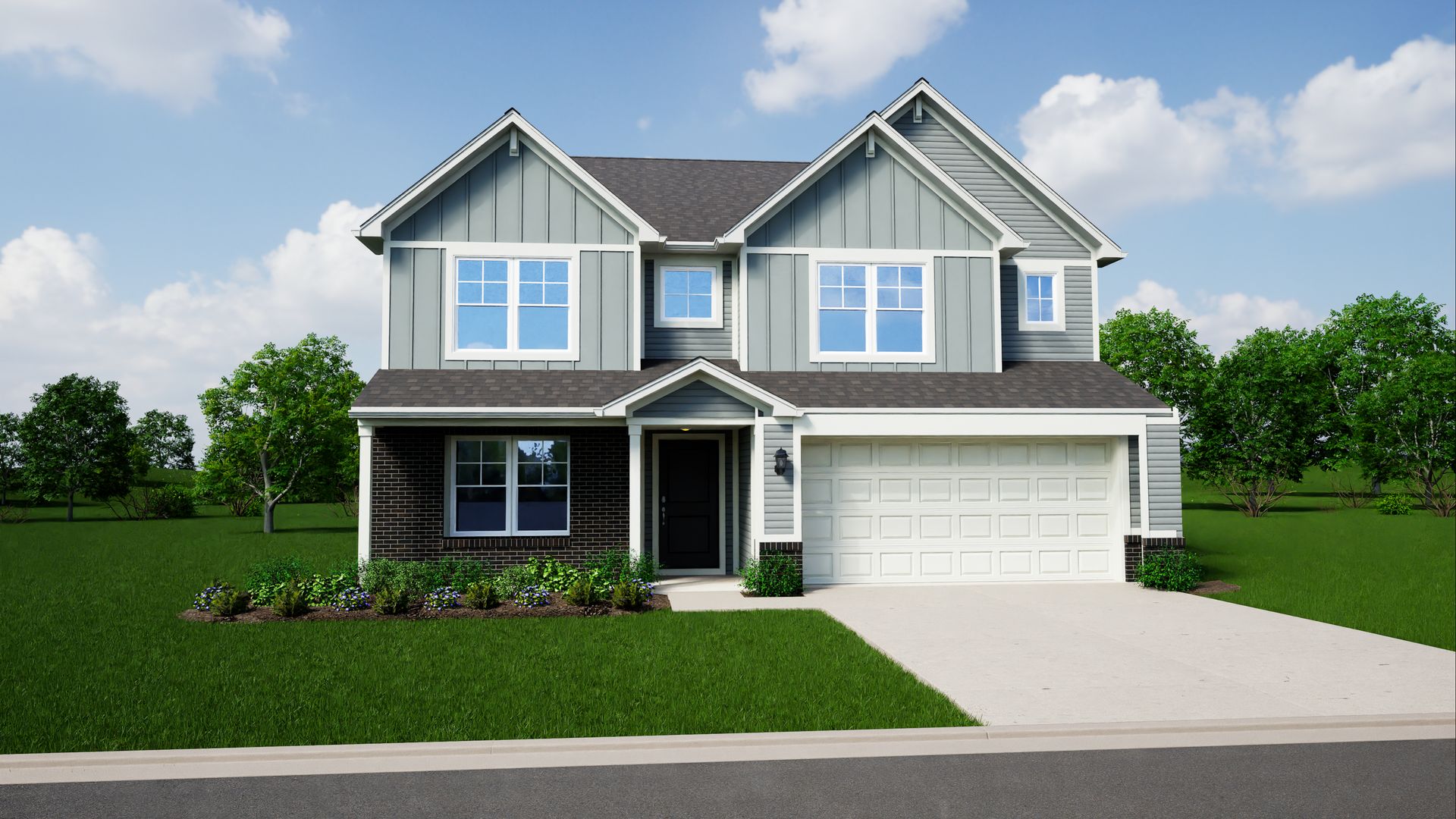 Elevation C, Brick B