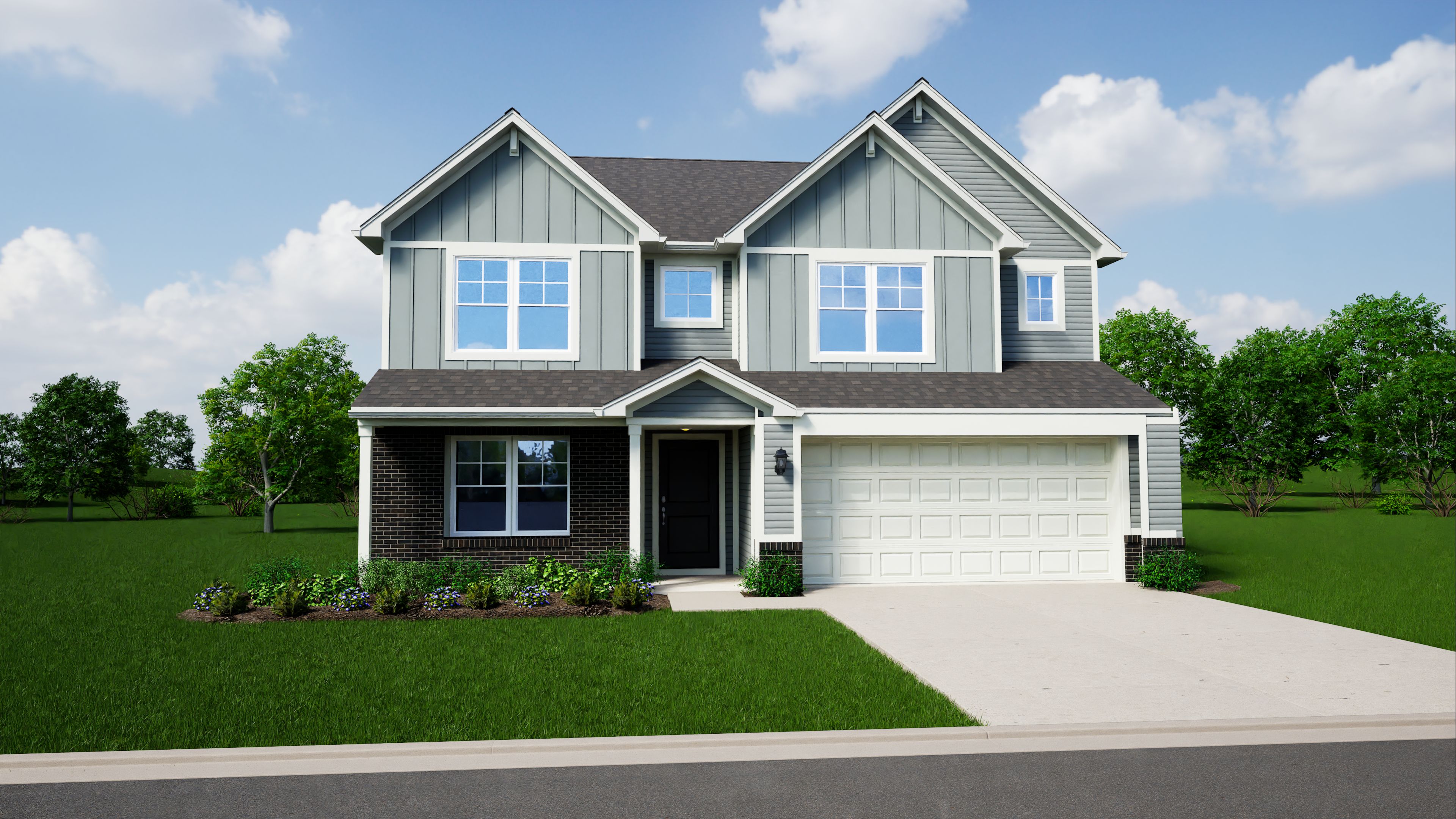 Elevation C, Brick B