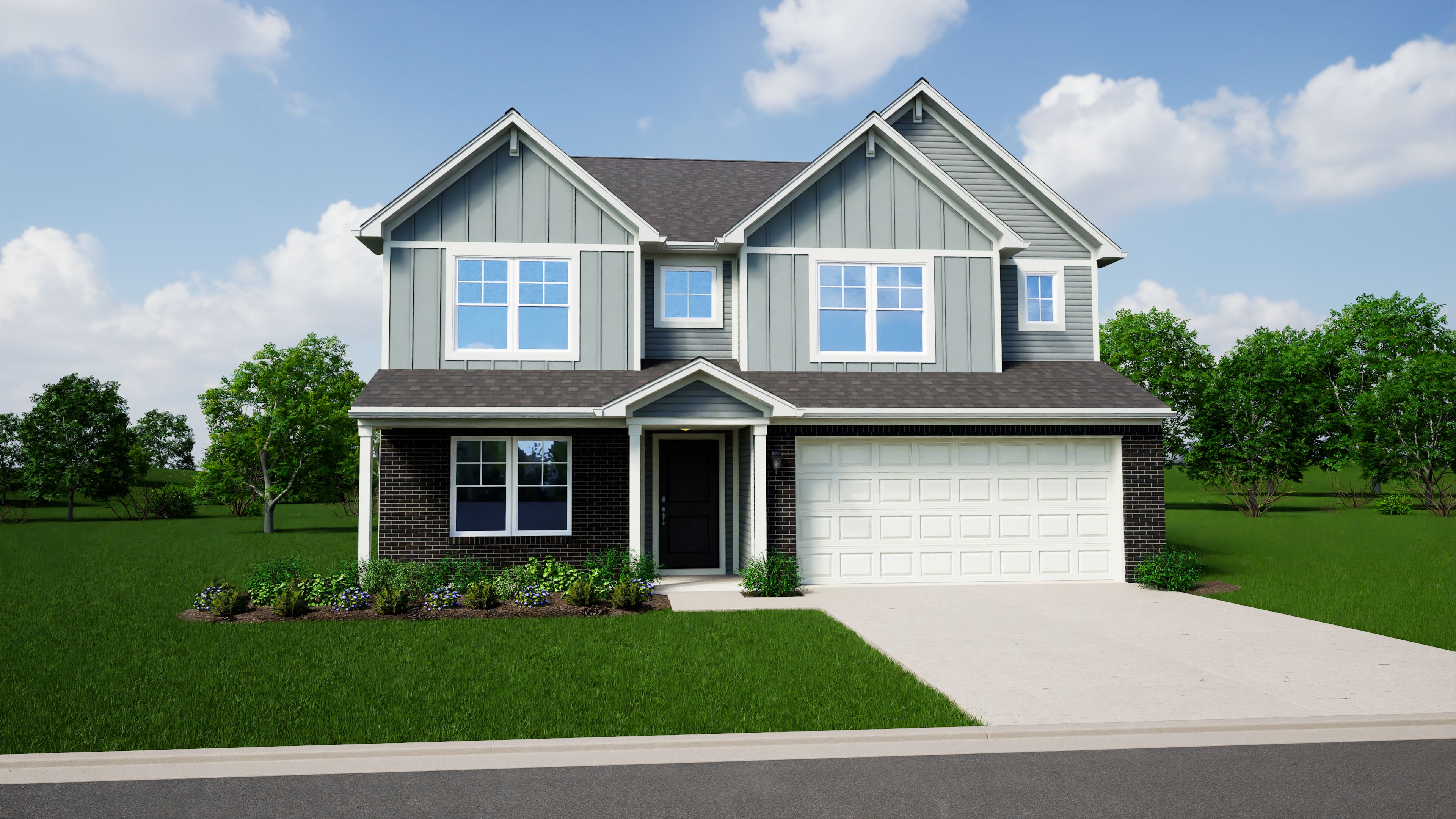 Elevation C, Brick C