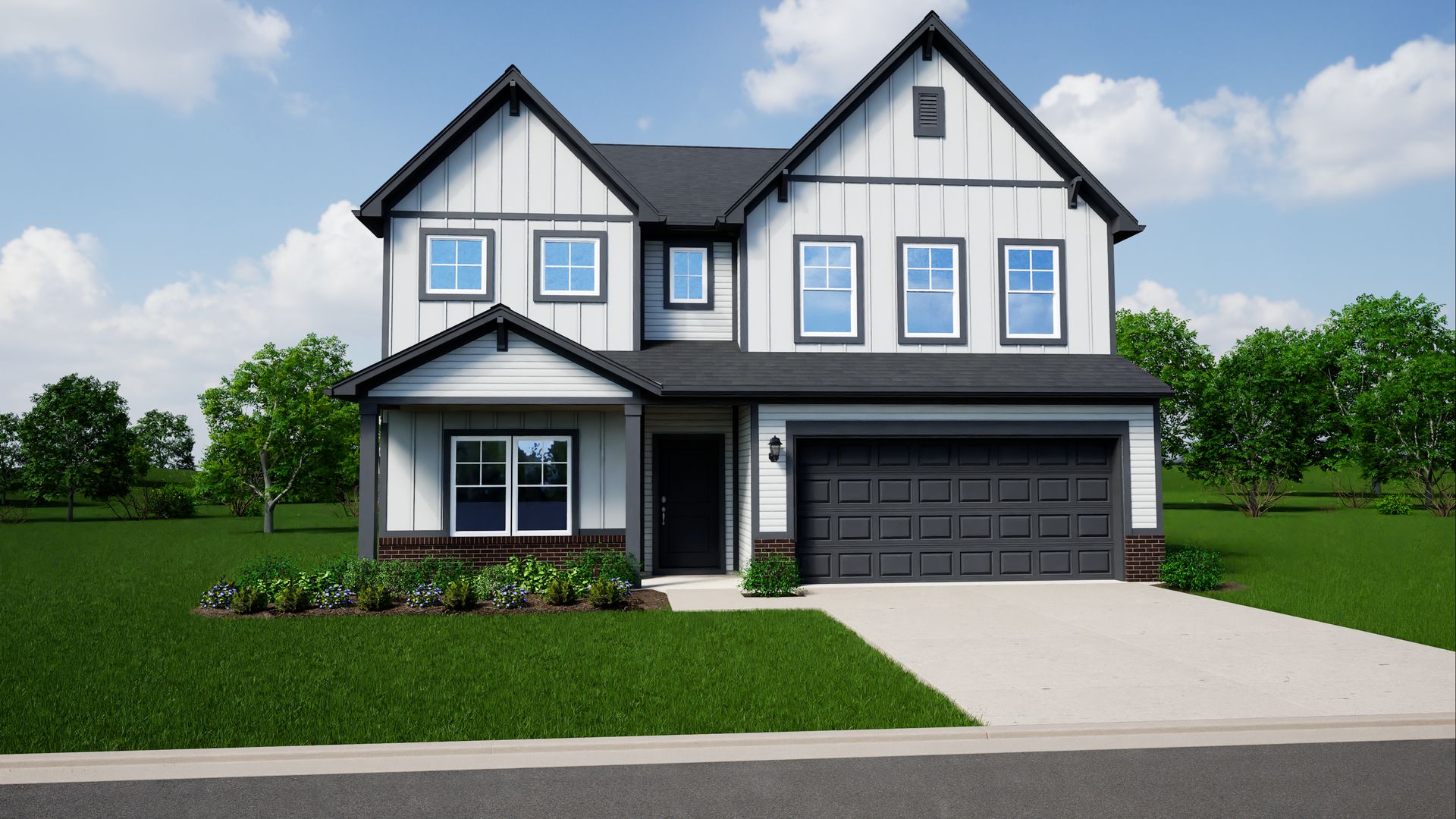 Elevation E, Brick A