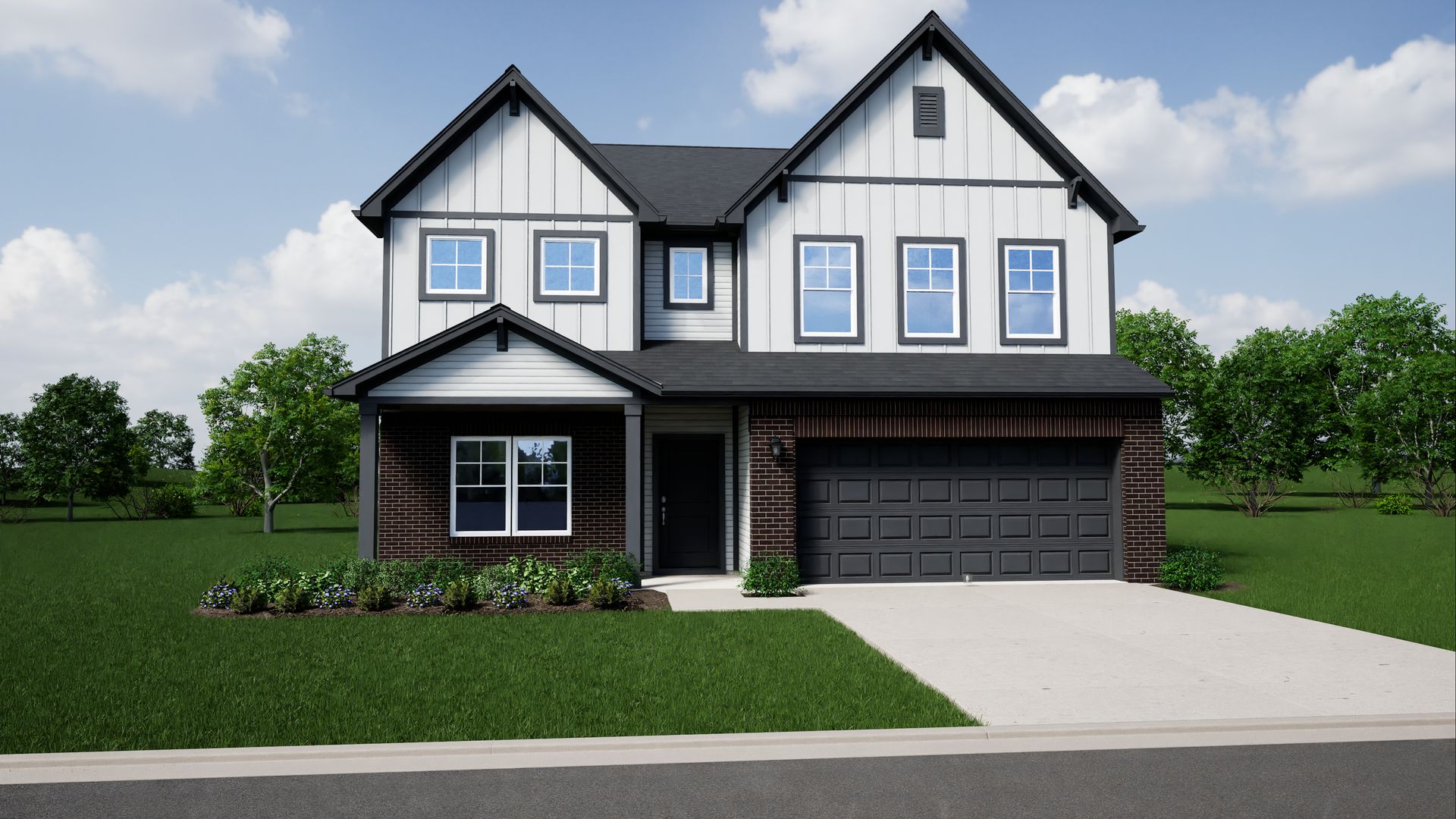 Elevation E, Brick C