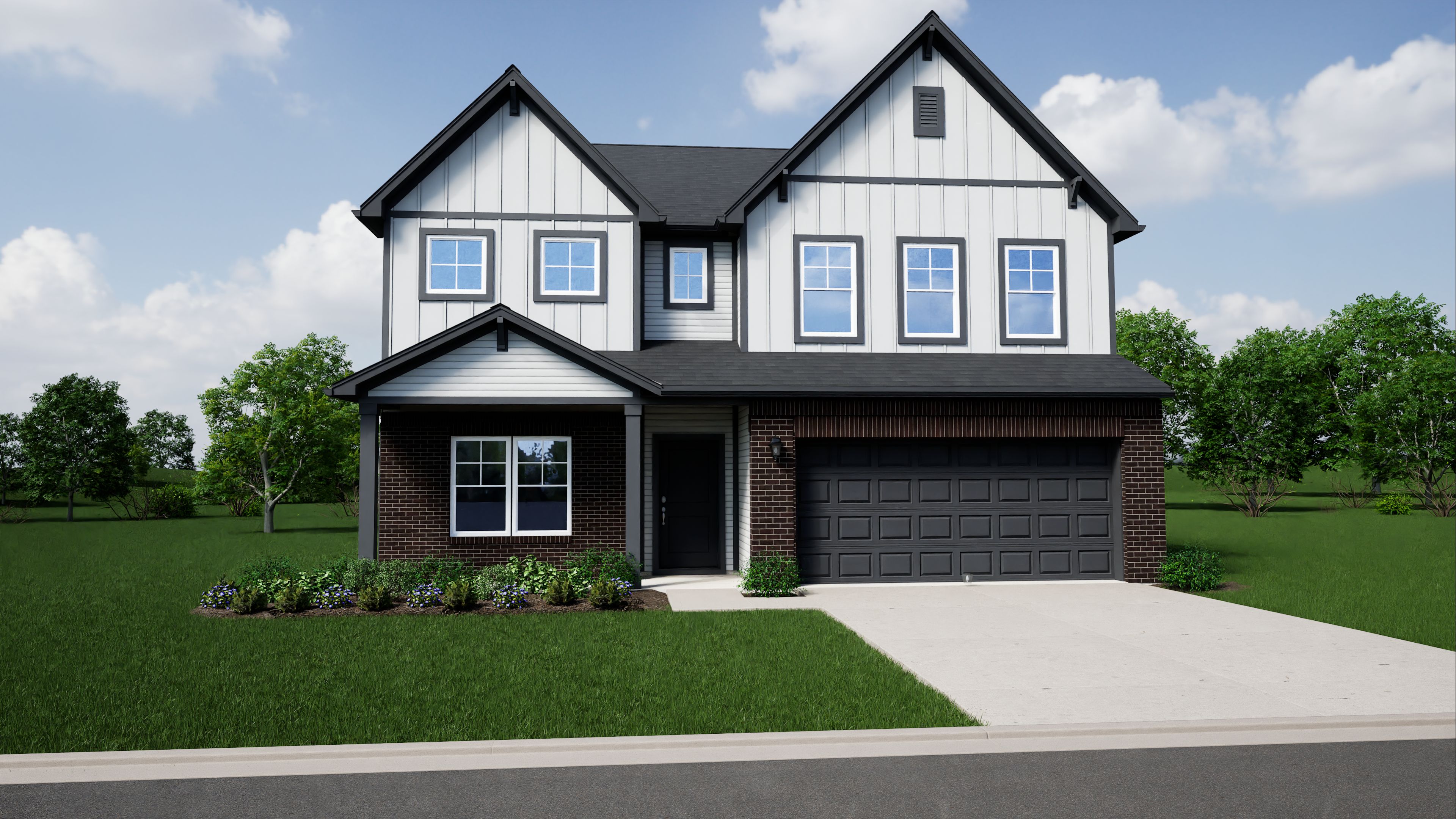 Elevation E, Brick C