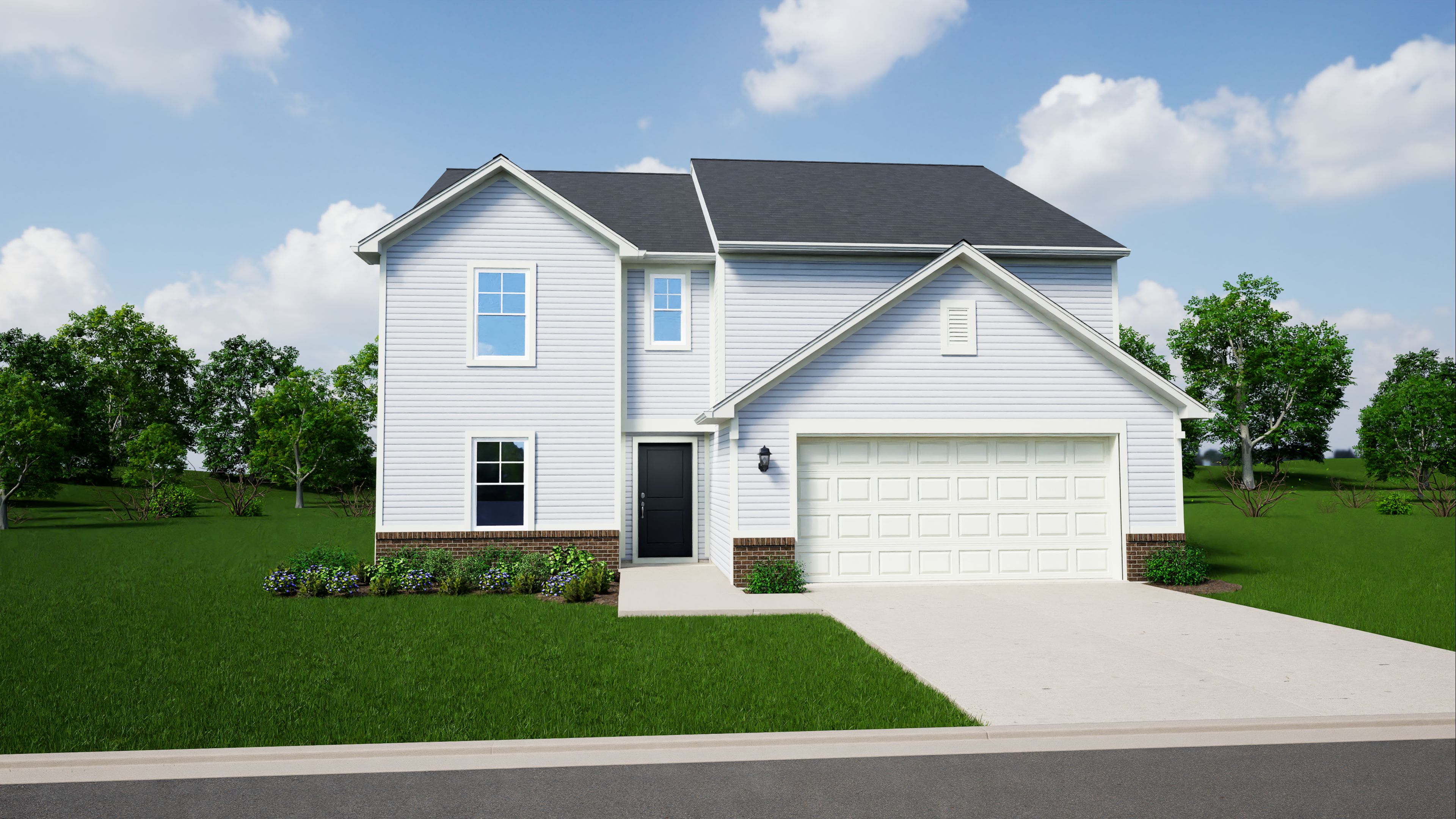 Elevation A, Brick A