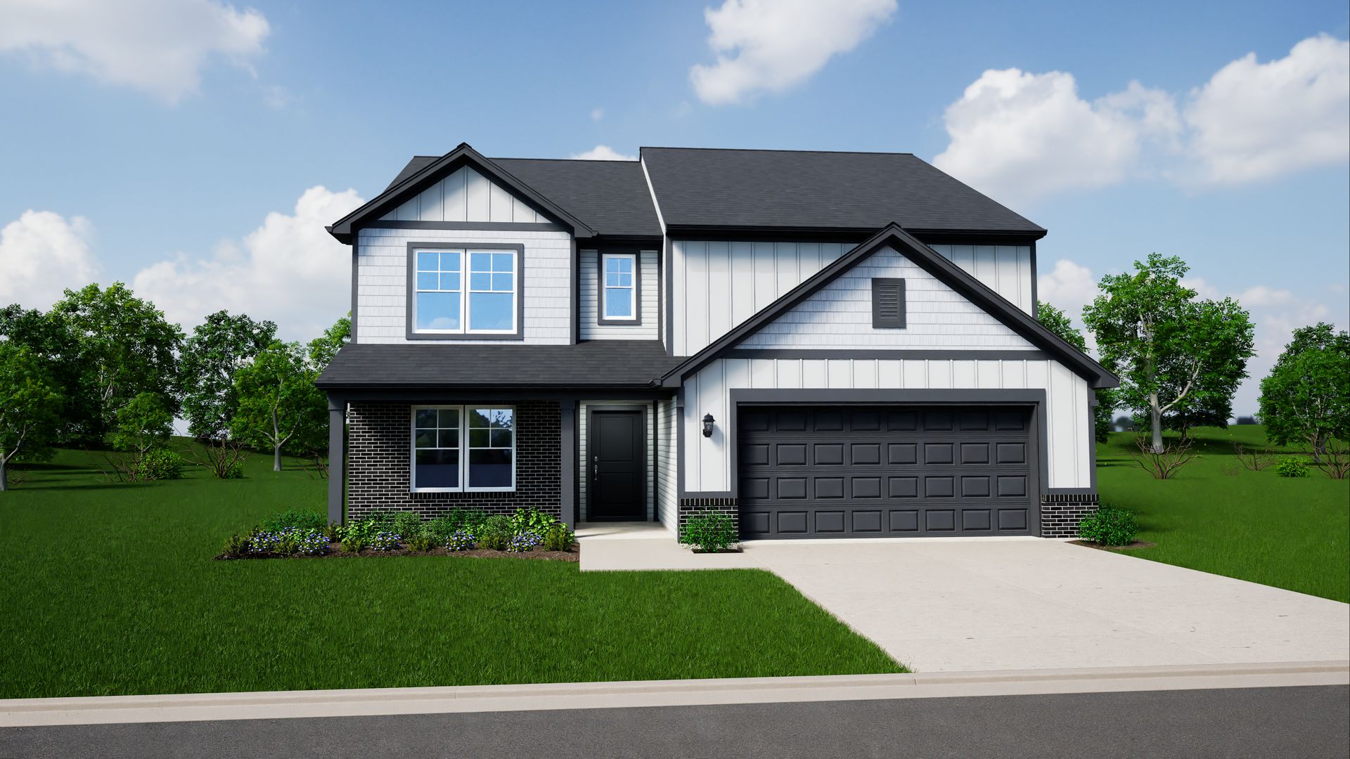 Elevation C, Brick B