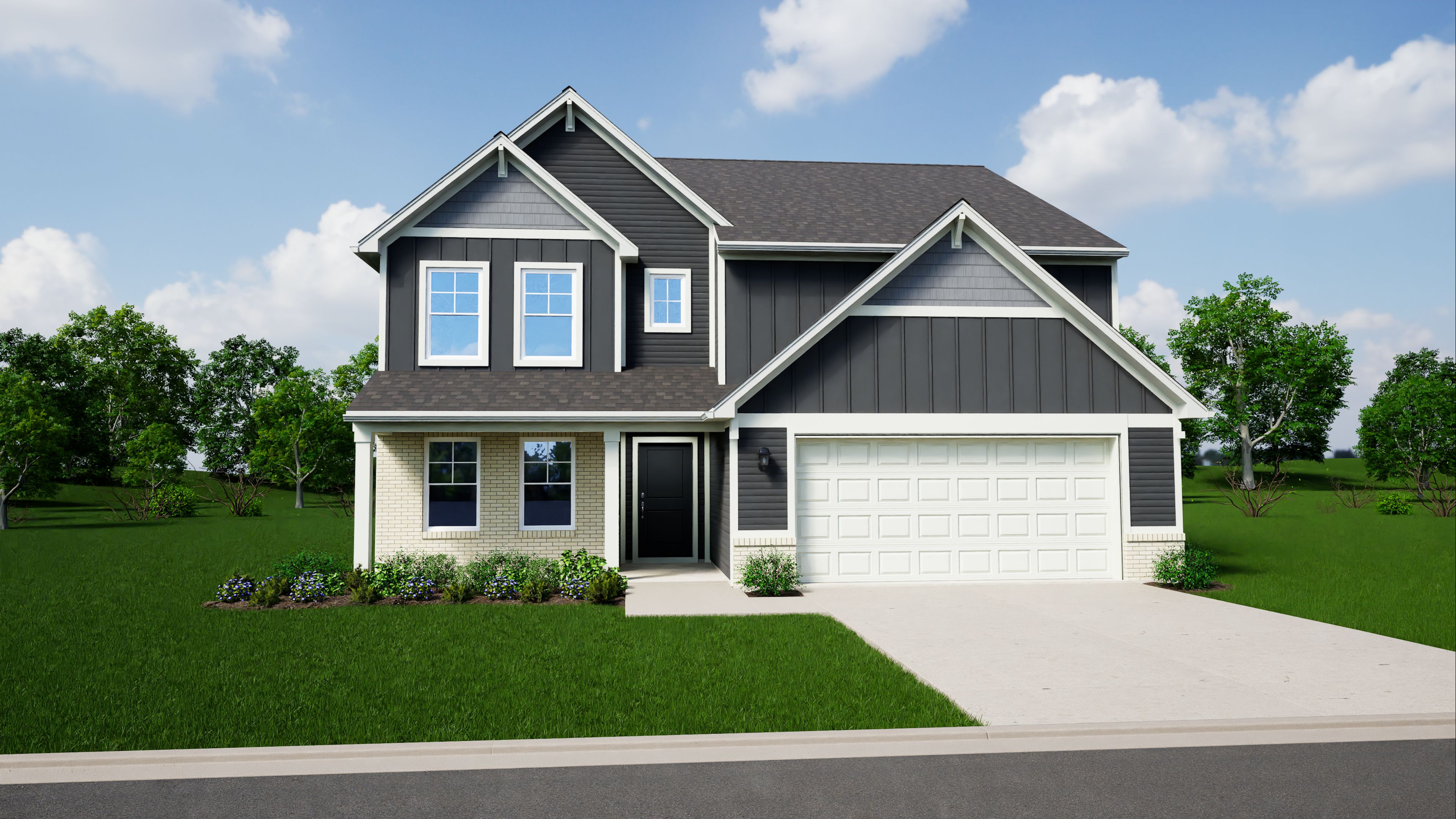 Elevation D, Brick B