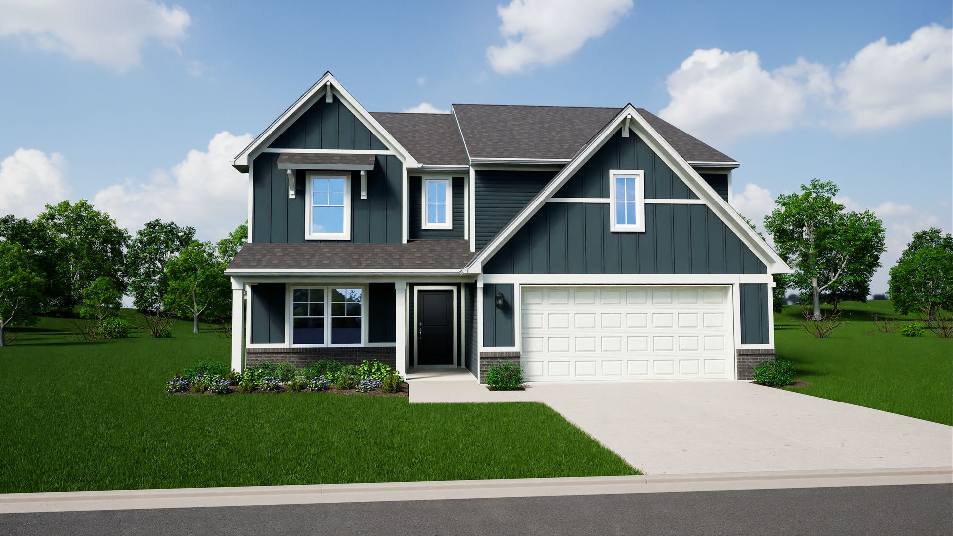 Elevation E, Brick A