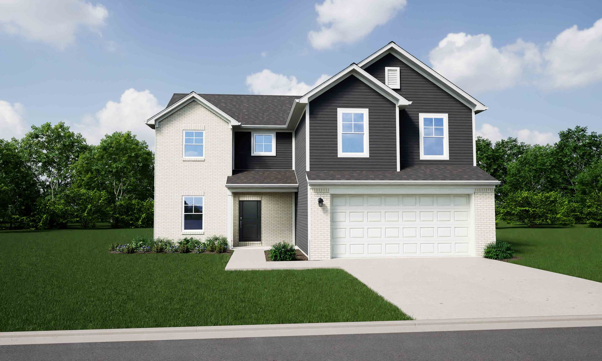 Elevation A, Brick C