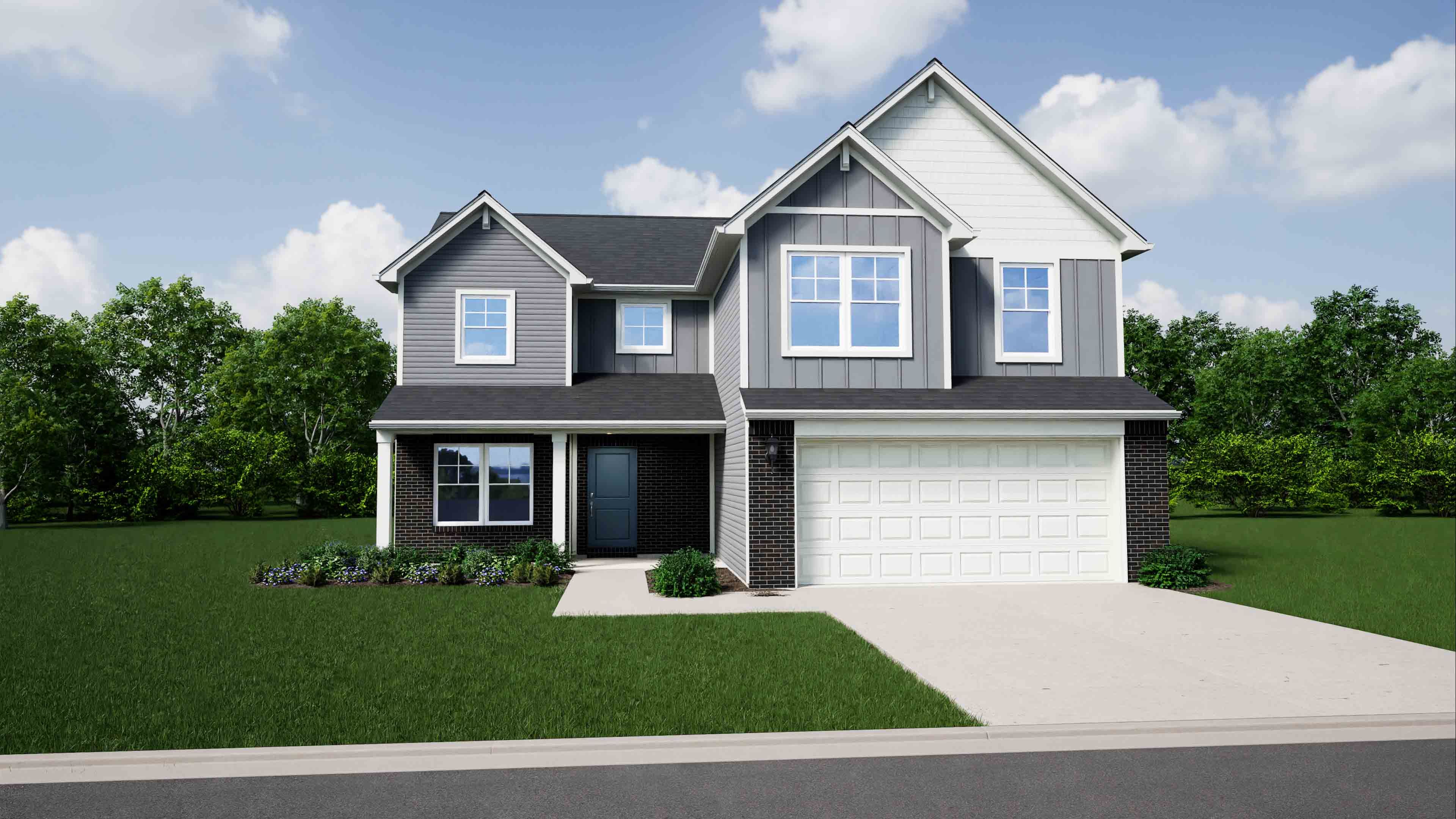 Elevation C, Brick C