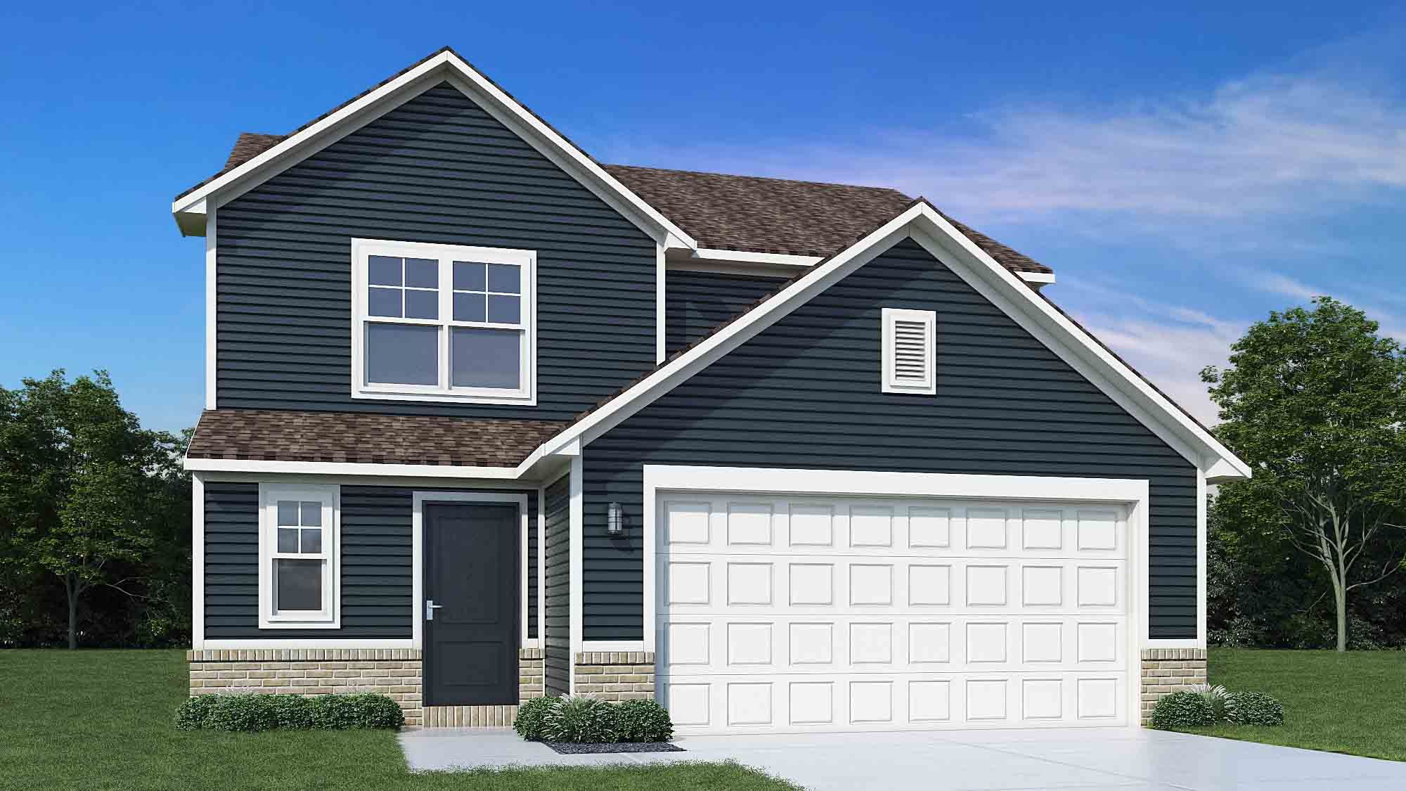 Elevation A, Brick A