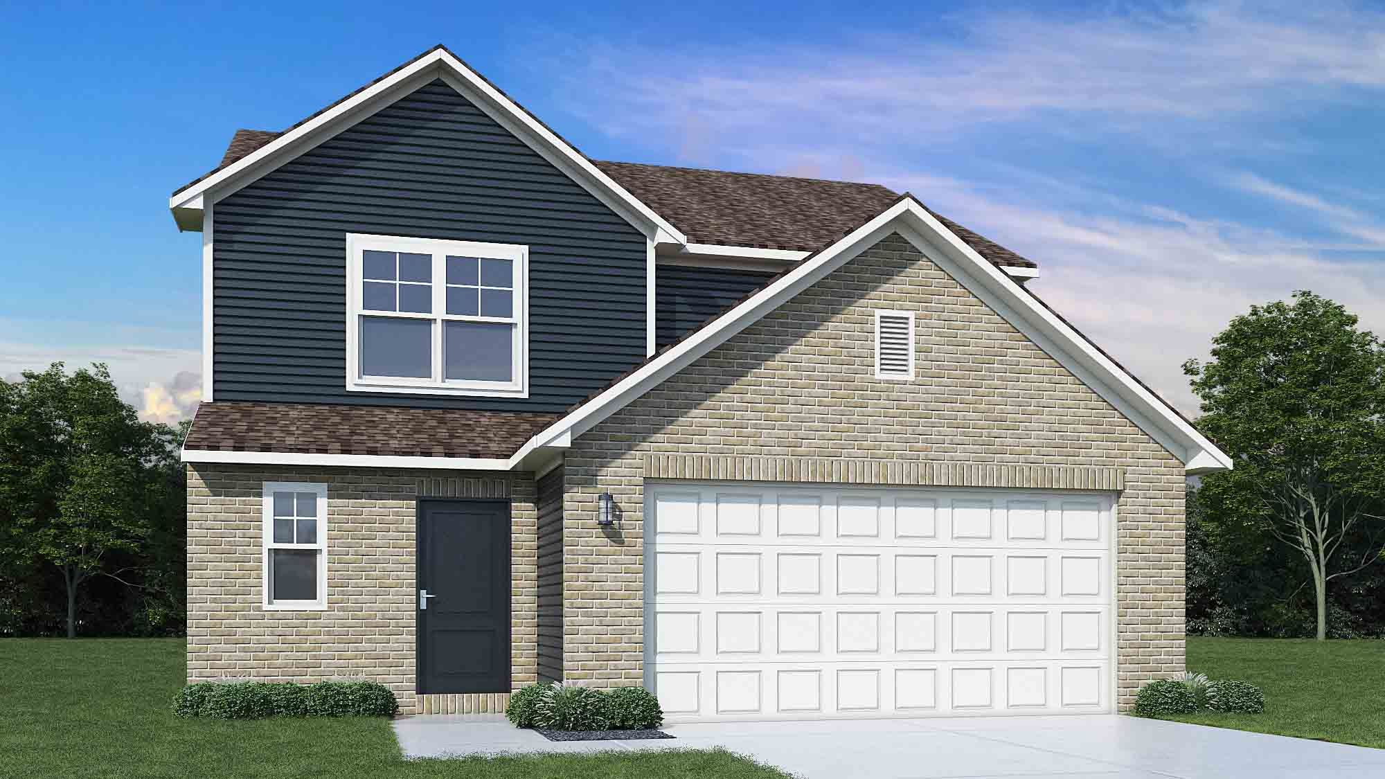 Elevation A, Brick C