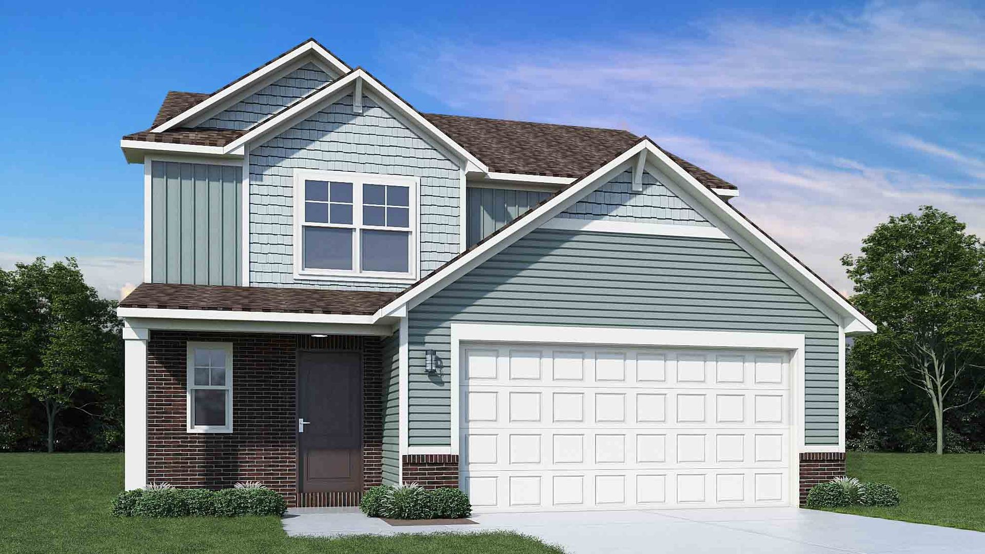 Elevation C, Brick B