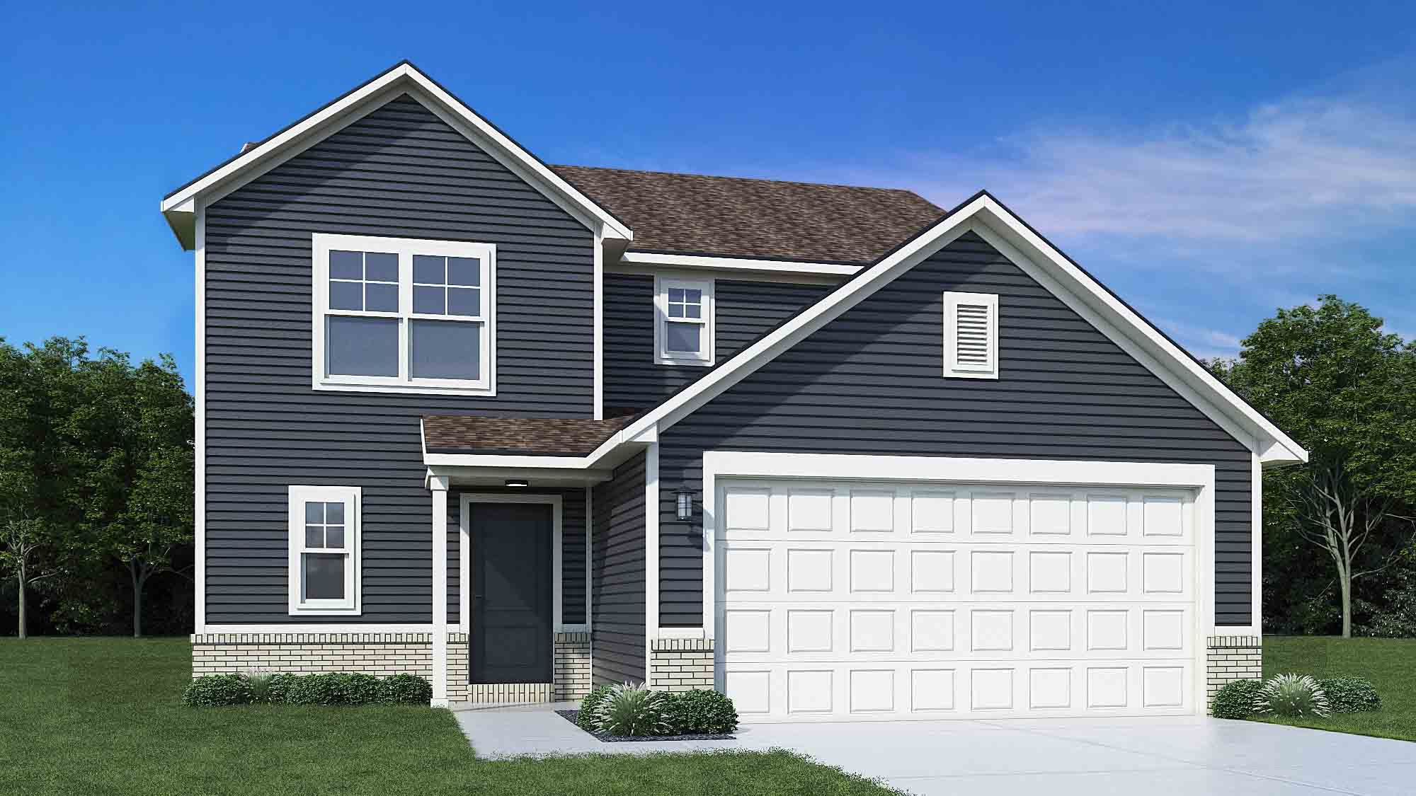 Elevation A, Brick A