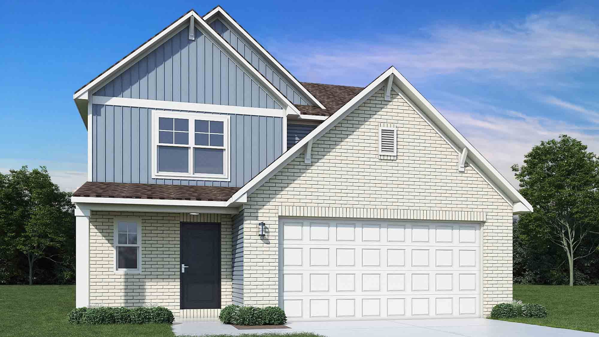 Elevation D, Brick C