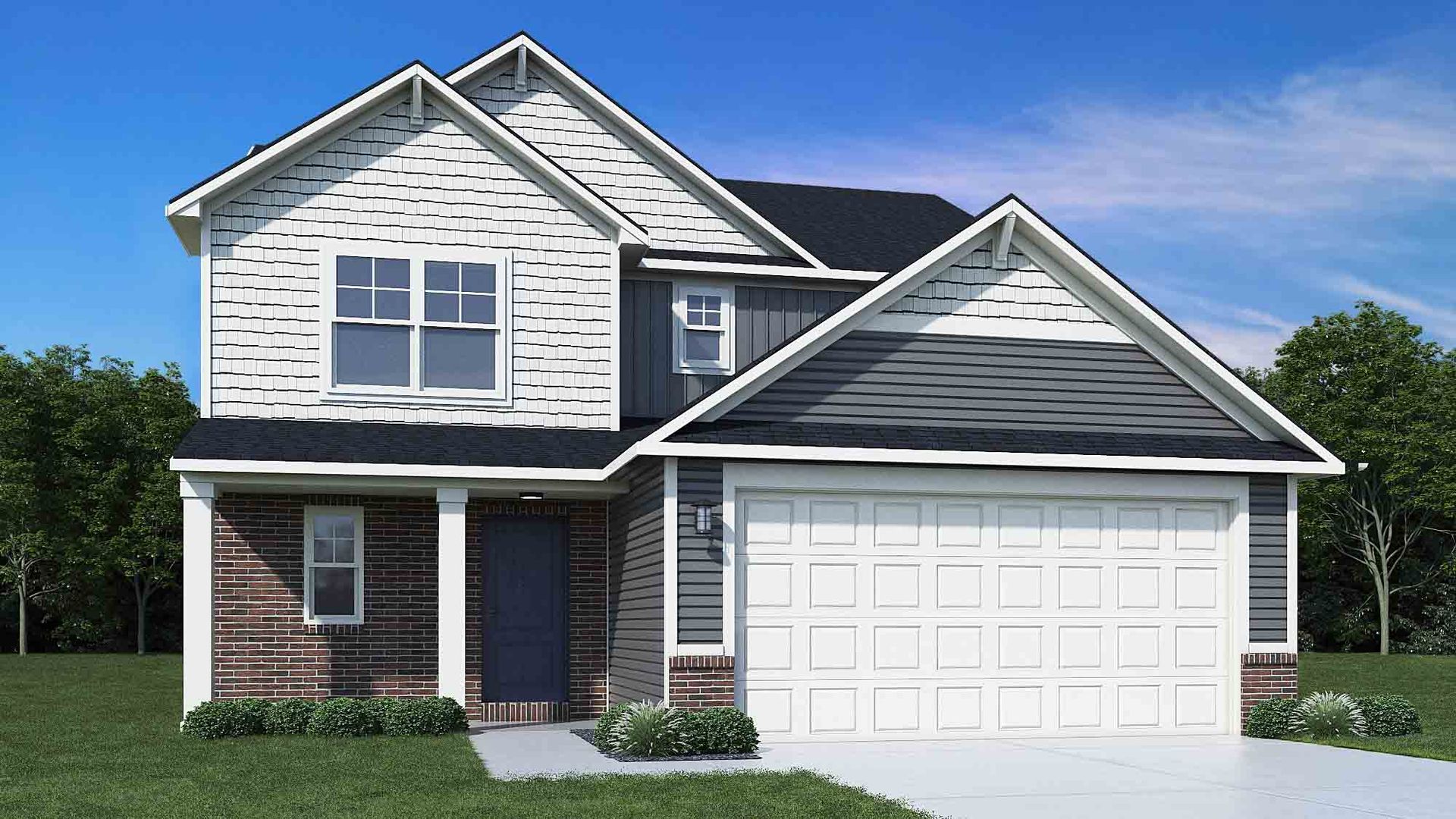 Elevation C, Brick B
