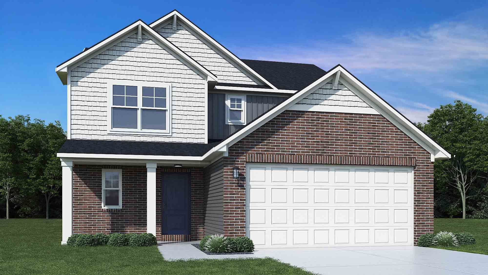 Elevation C, Brick C