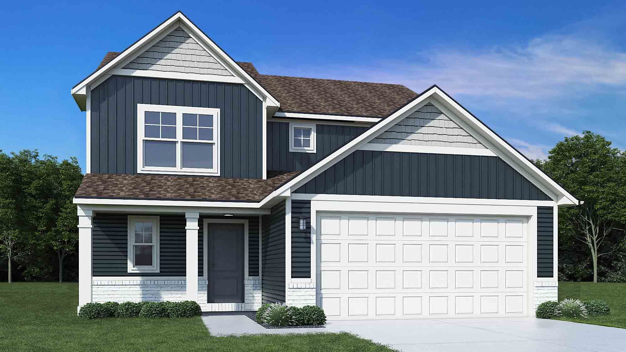 Elevation D, Brick A