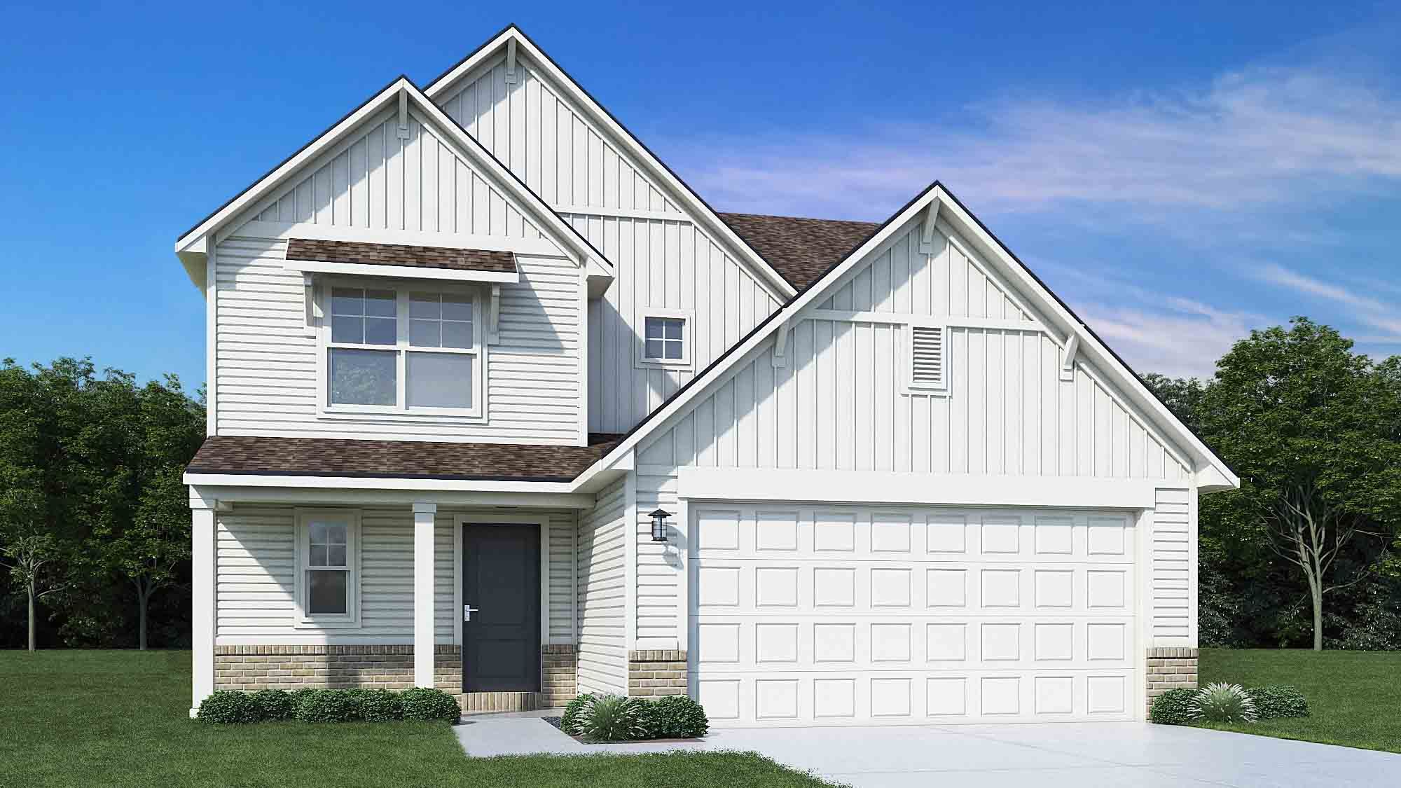 Elevation E, Brick A