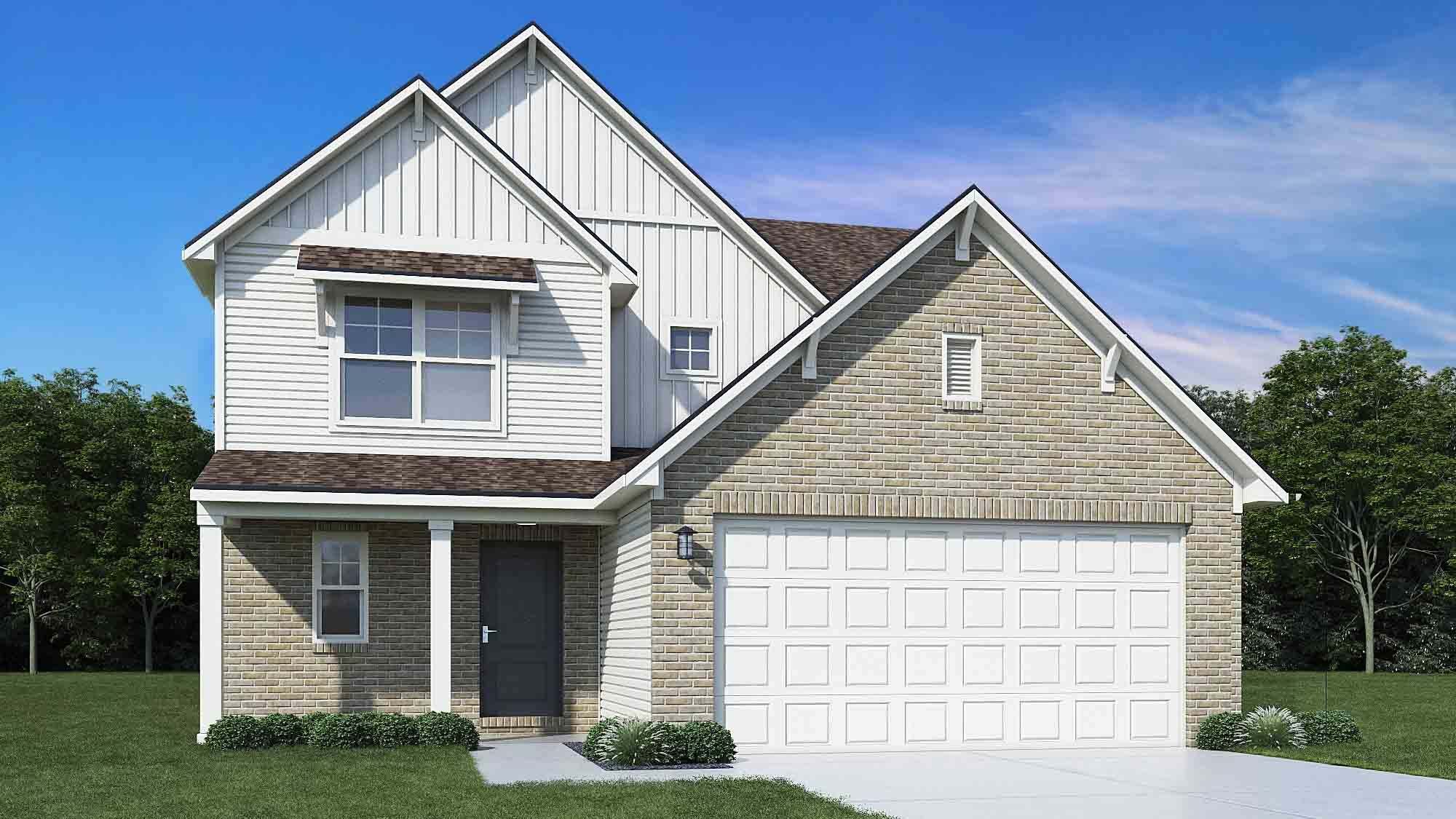 Elevation E, Brick C