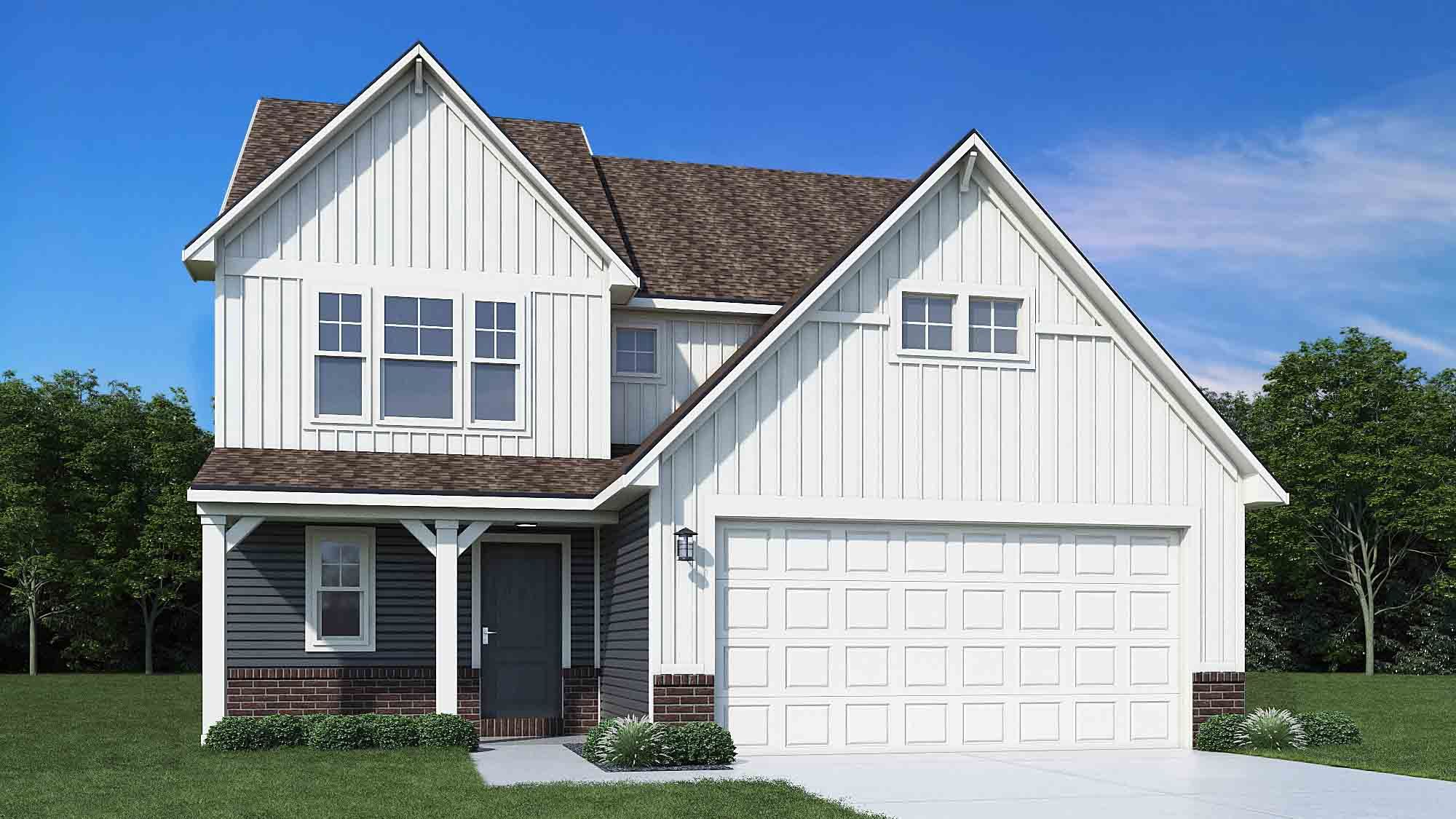 Elevation F, Brick A