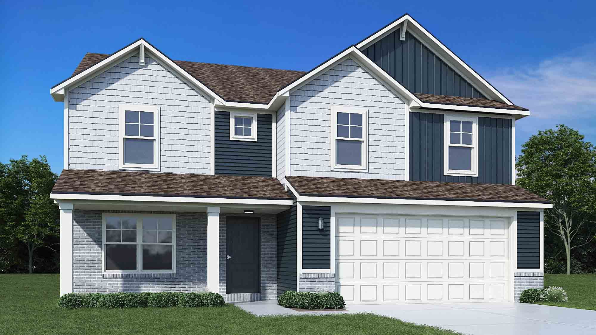 Elevation C, Brick B