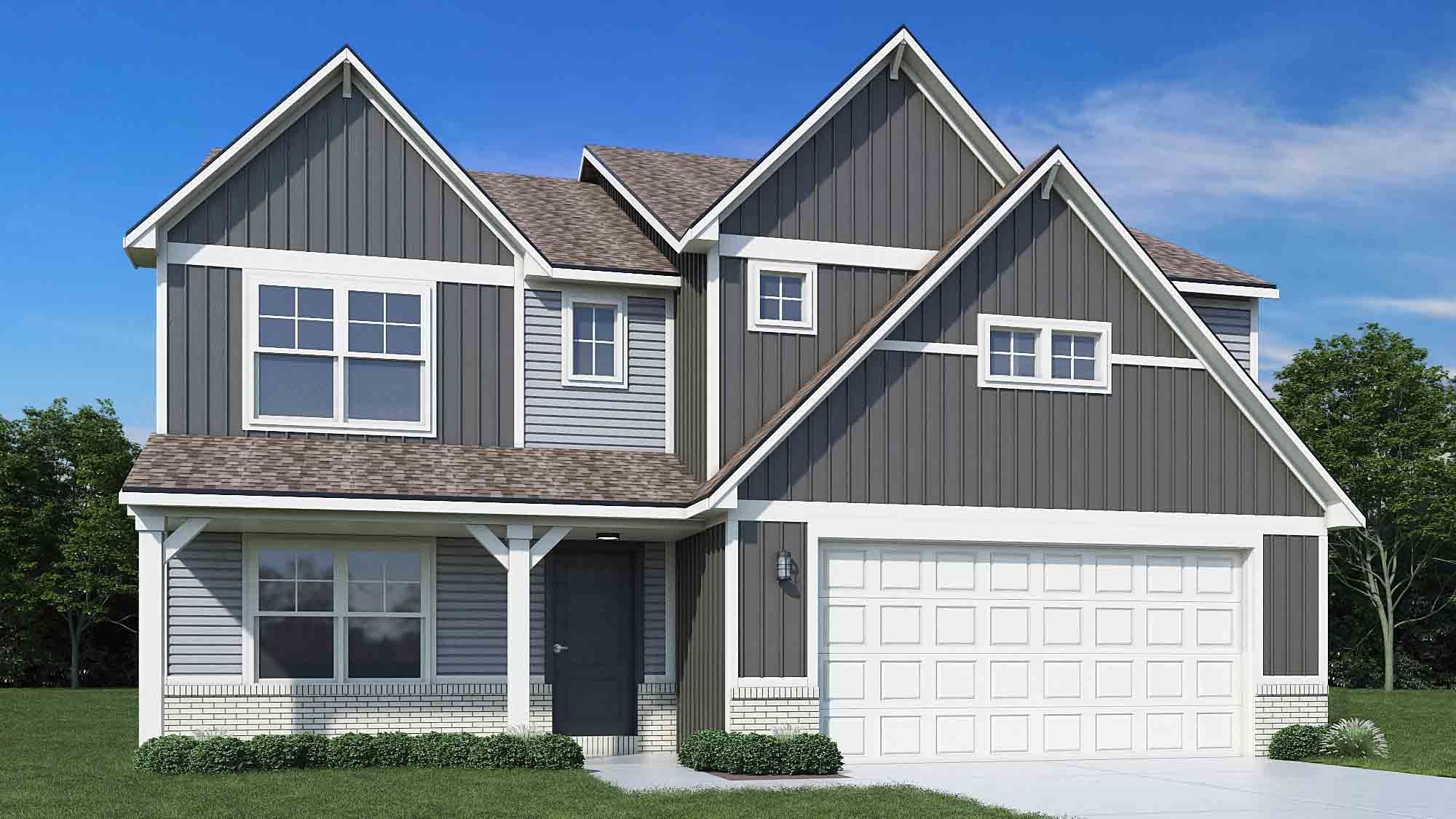 Elevation F, Brick A