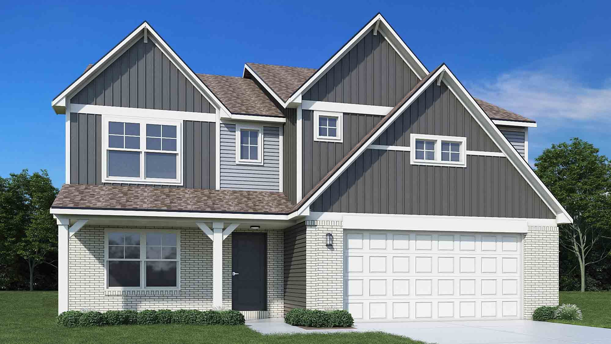 Elevation F, Brick B