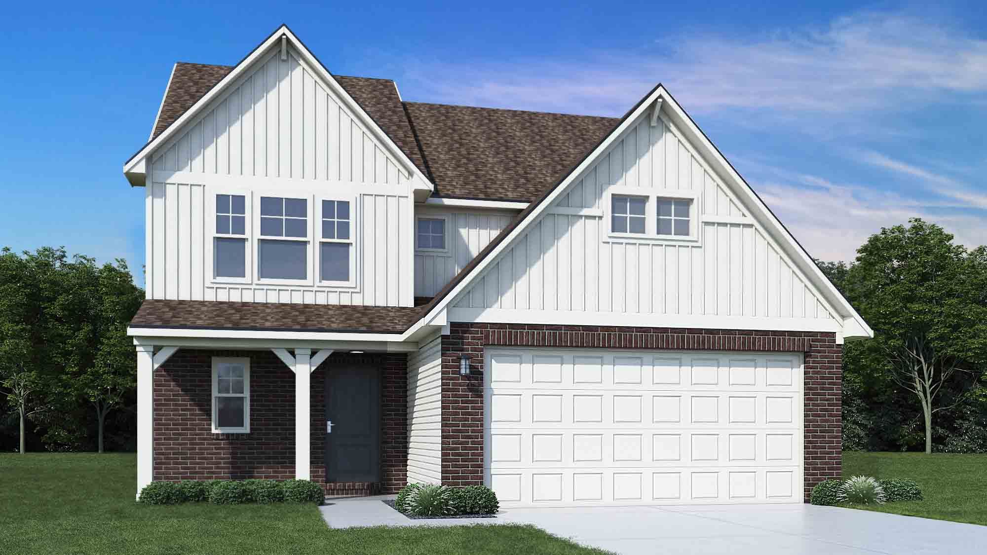 Elevation F, Brick B