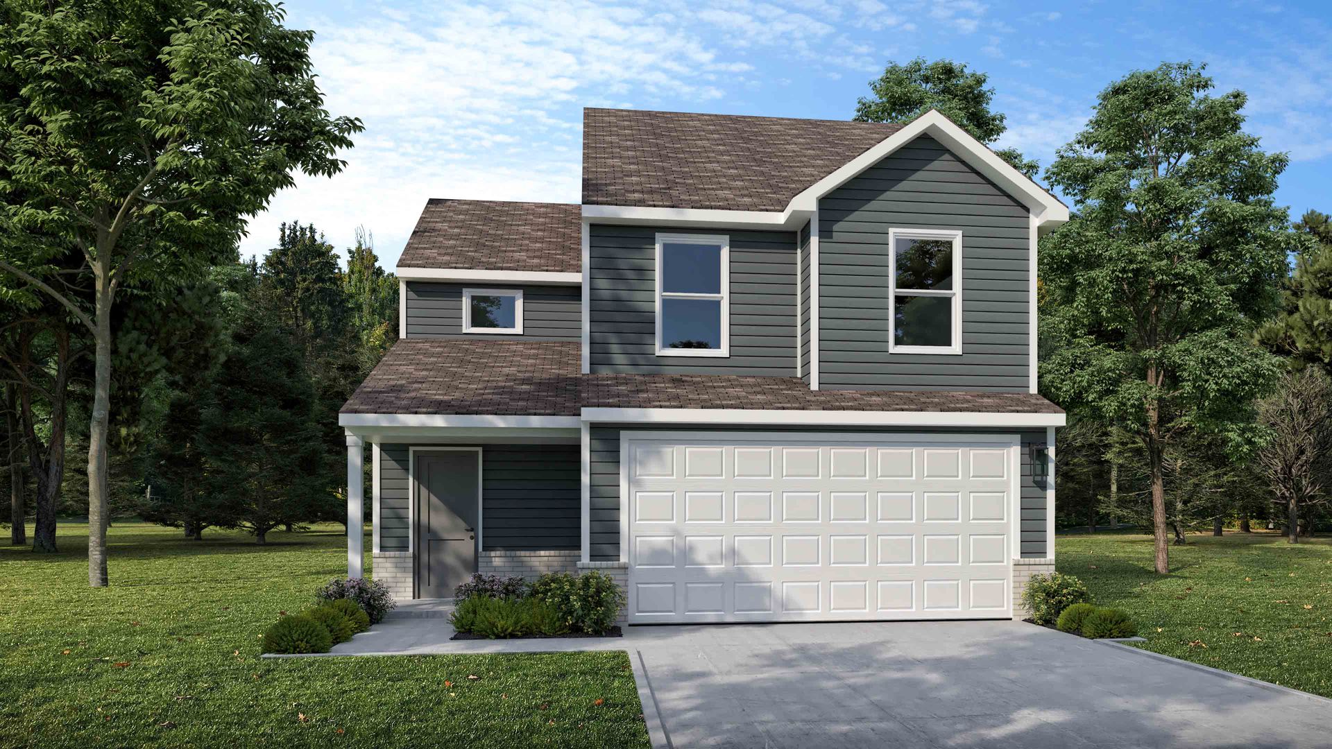 Rockaway A, Brick A with Porch