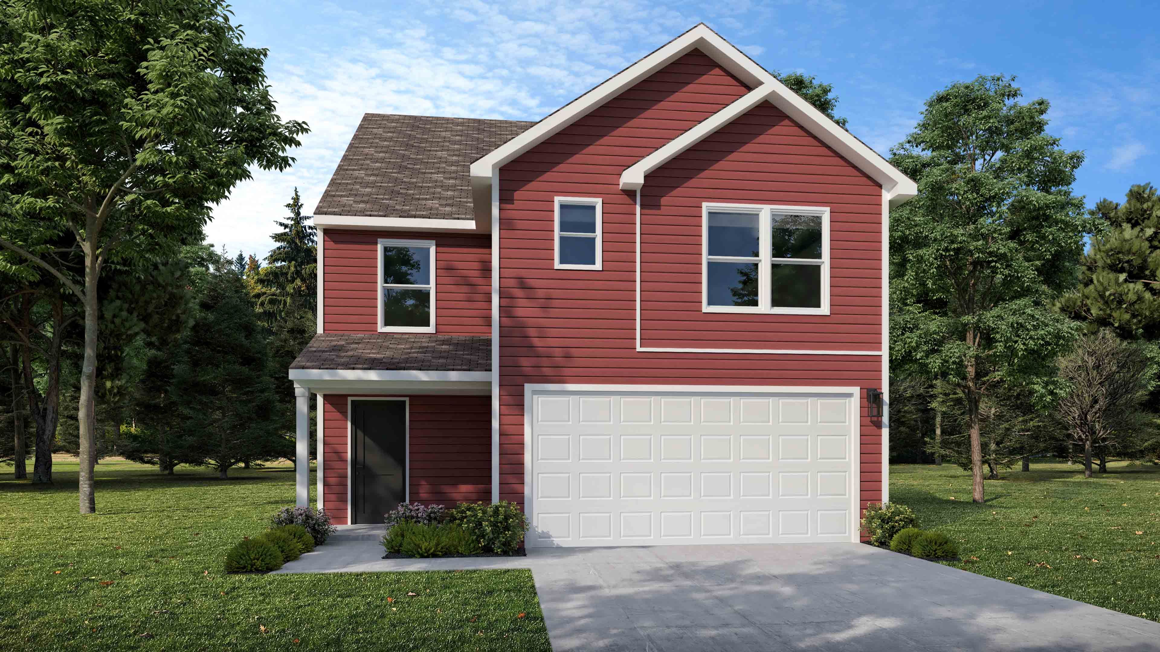 Berlin A, No Brick with Porch