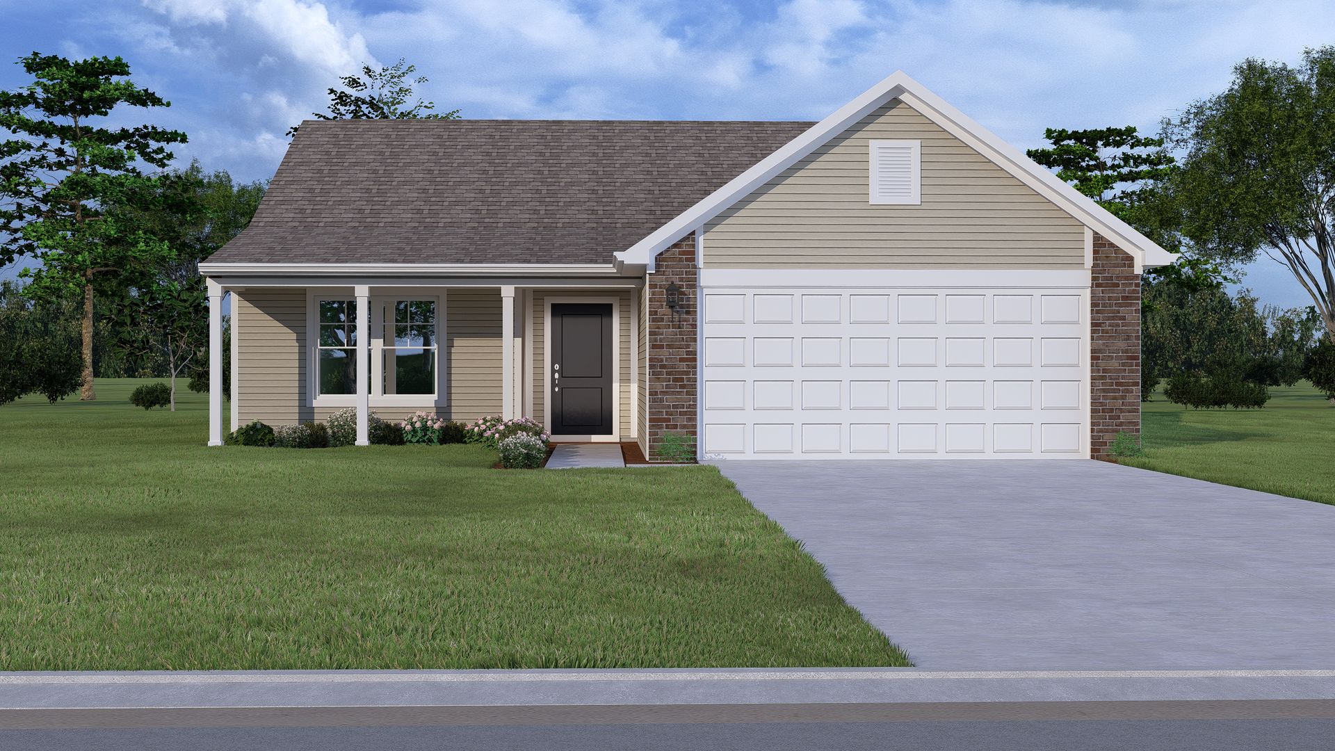 Elevation C, Brick B