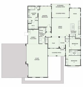 Plan 5522 Floor Plan - Bela Flor Communities