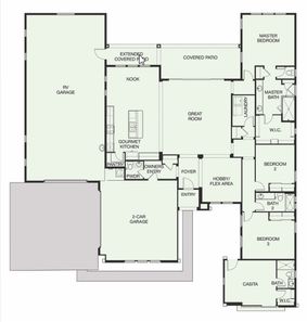 Plan 5524 Floor Plan - Bela Flor Communities