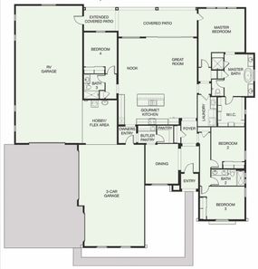 Plan 5526 Floor Plan - Bela Flor Communities