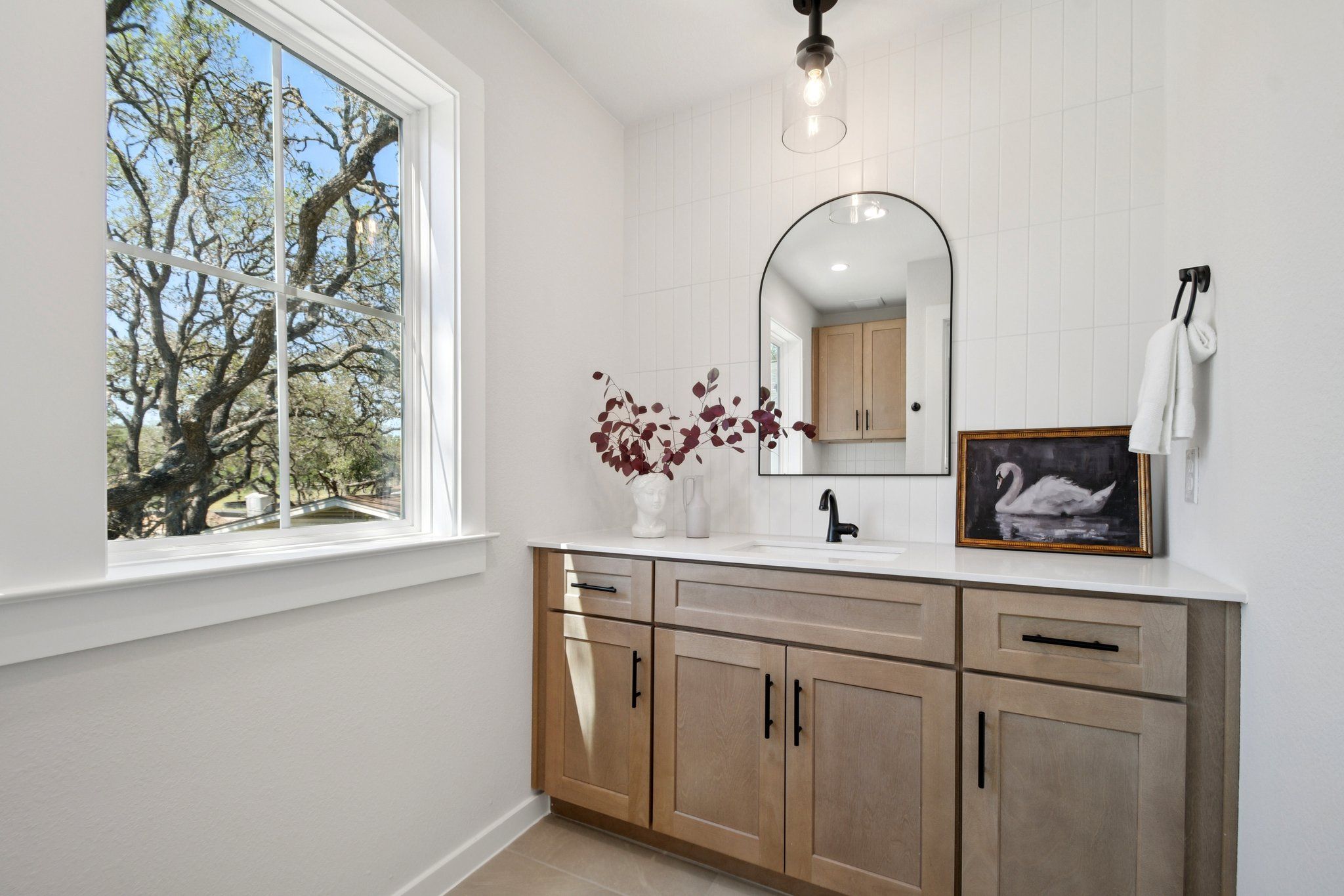 Spacious with natural light