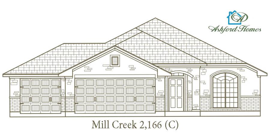 2166: The Mill Creek floor plan