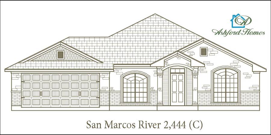 2444: The San Marcos River floor plan