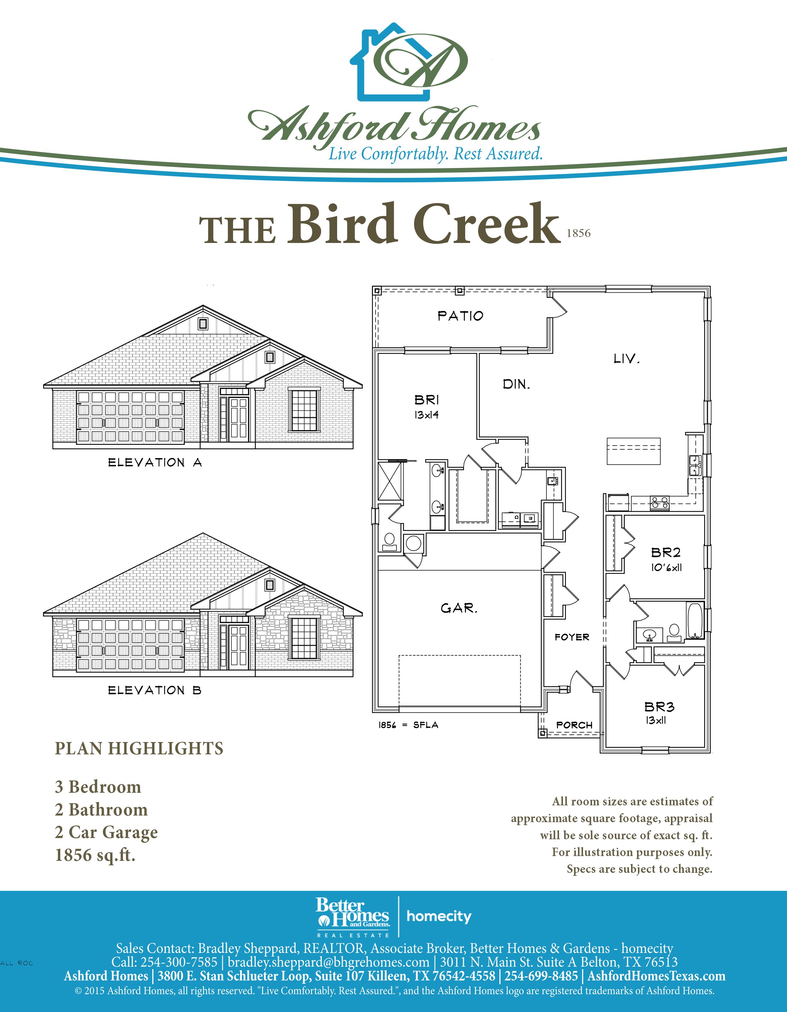 Bird Creek 1856