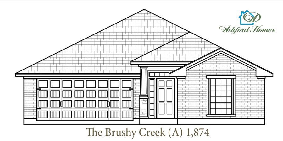 1874: The Brushy Creek by Ashford Homes in Killeen TX