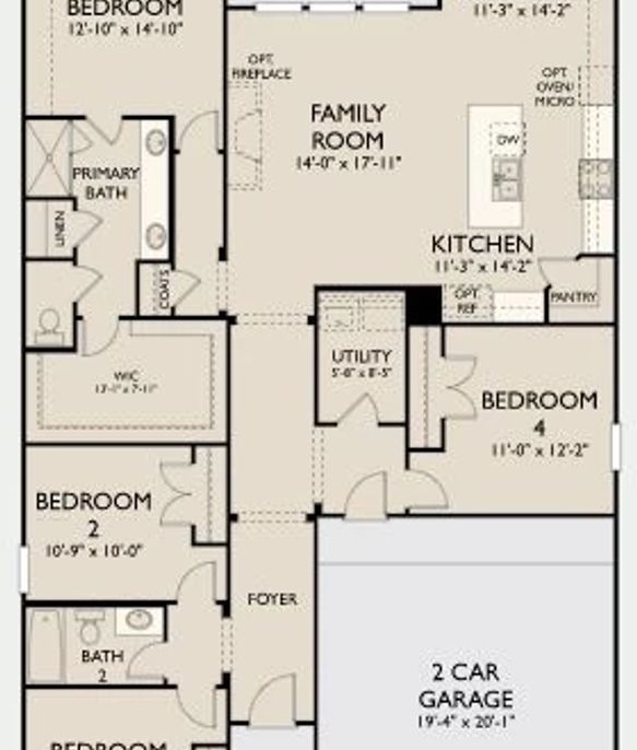 Wildflower Ranch - Bowie Plan Image 1
