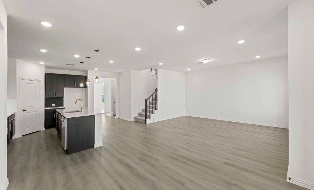 Open Kitchen-Living-Dining Room
