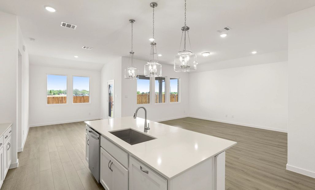 Open Kitchen-Living-Dining Room