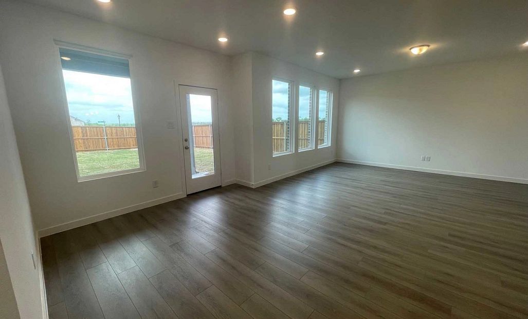Open Living-Dining Room Construction Progress