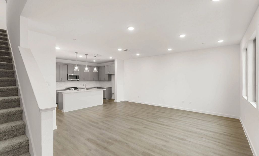 Open Kitchen-Living-Dining Room featuring the Milan Collection