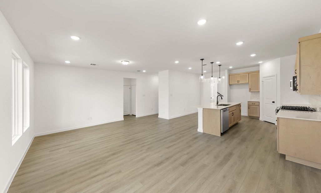 Open Kitchen-Living-Dining Room