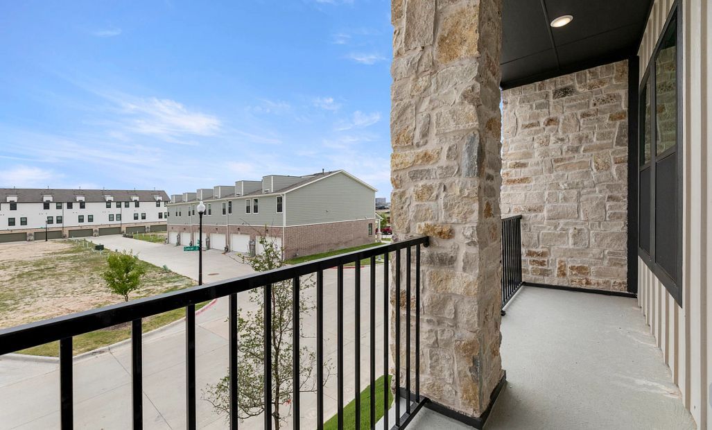 Private Covered Balcony