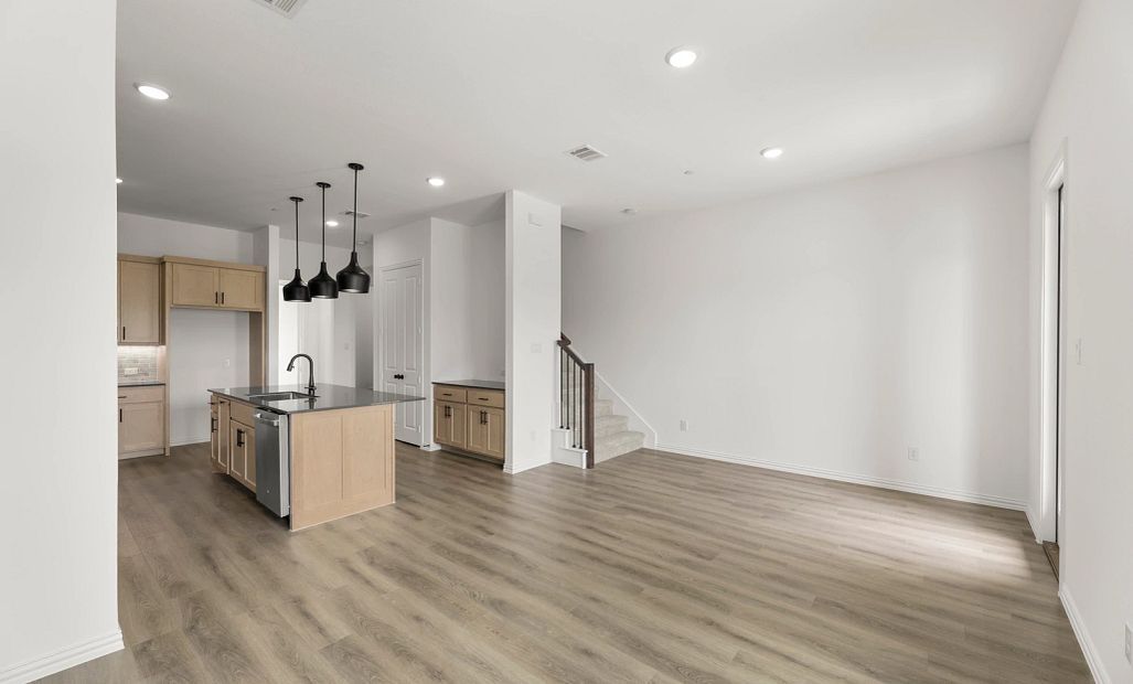 Open Kitchen-Living-Dining Room