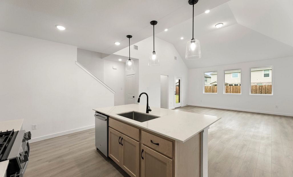 Open Kitchen-Living-Dining Room