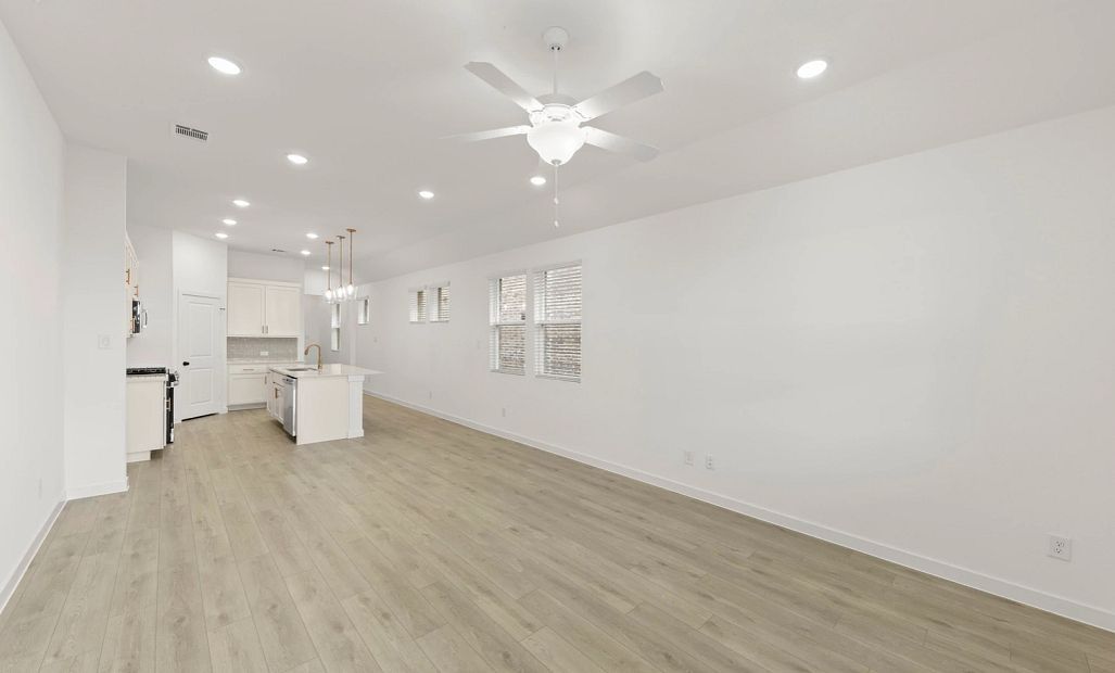 Open Kitchen-Living-Dining Room