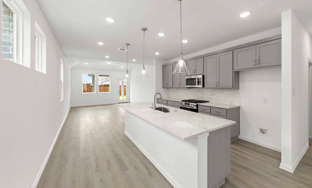 Open Kitchen-Living-Dining Room Representative Photo featuring the Milan Collection
