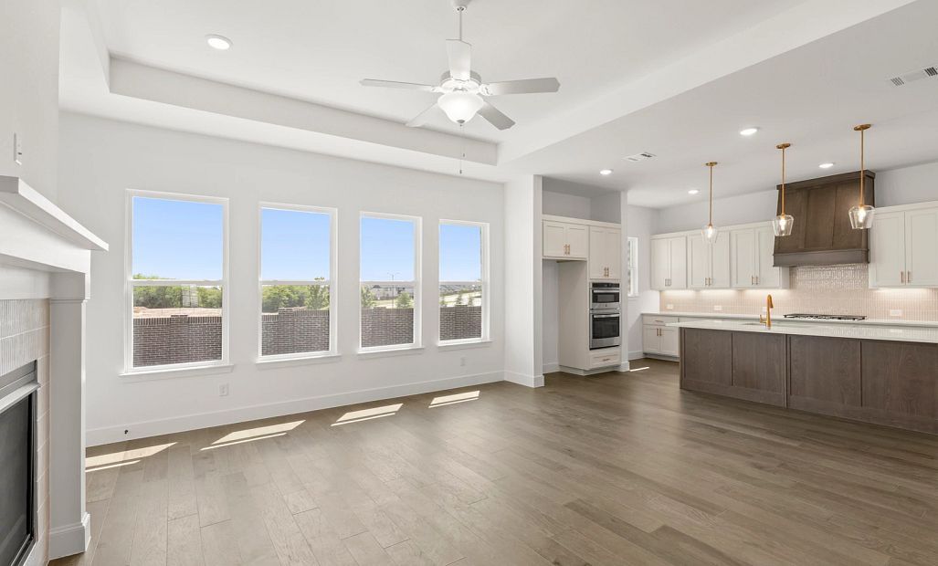 Open Kitchen-Living Room featuring the Serene Collection